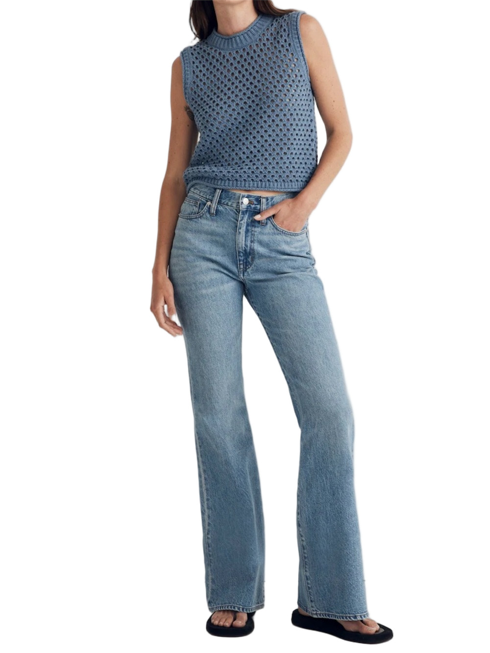 Madewell Baggy Flare Jeans